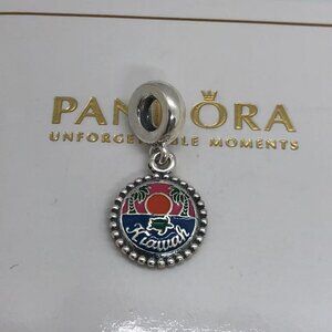 ✨🔥Pandora Kiawah Charm Sunset Exclusive Dangle Charm Beach Pendant